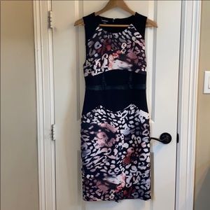 Bebe midi scuba dress size medium